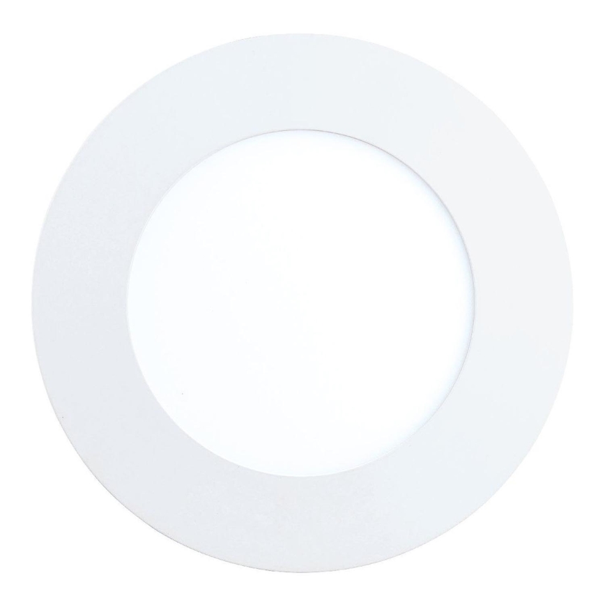 Eglo 98793 - LED RGBW stmievateľné podhľadové bodové svietidlo FUEVA-CW LED/20W/230V 2700-6500K pr. 12 cm IP64 Wi-Fi biela