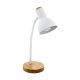 Eglo - Stolná lampa 1xE27/40W/230V biela