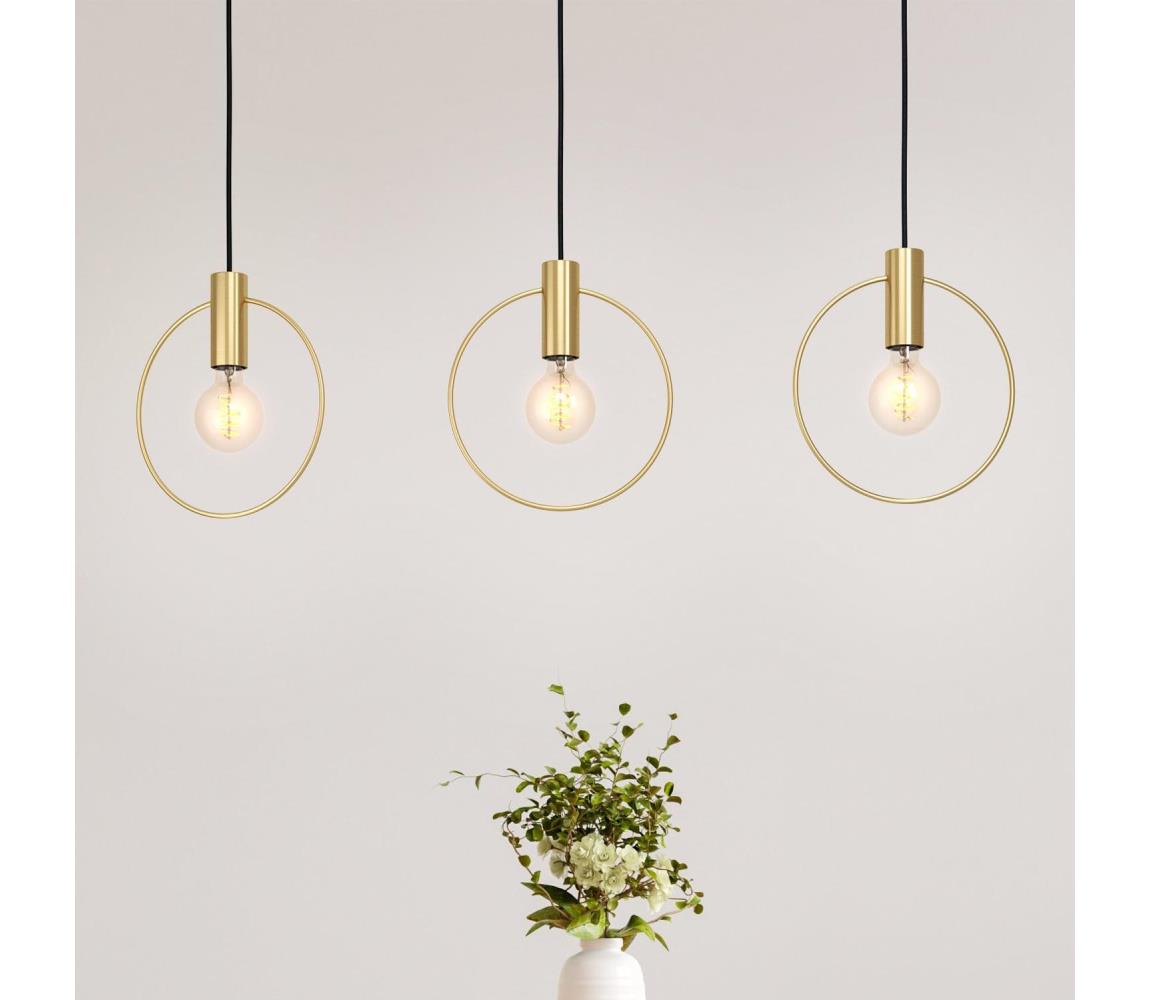 Eglo 98835 - Luster na lanku MANIZALES 3xE27/40W/230V