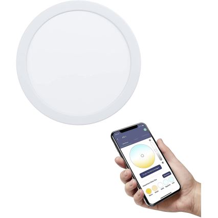 Eglo - LED Stmievateľné kúpeľňové podhľadové svietidlo LED/16,5W/230V IP44 ZigBee