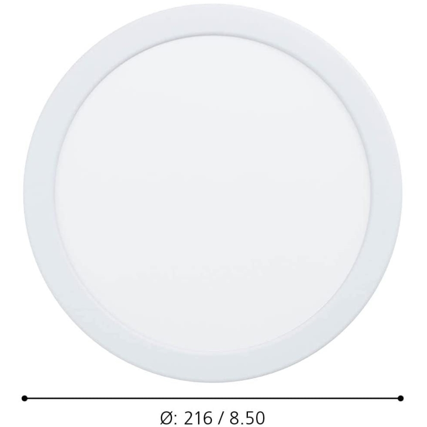 Eglo - LED Stmievateľné kúpeľňové podhľadové svietidlo LED/16,5W/230V IP44 ZigBee