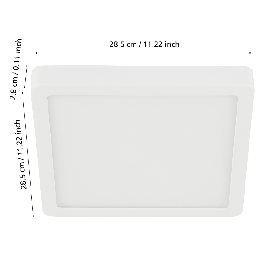 Eglo - LED Stmievateľné kúpeľňové stropné svietidlo LED/19,5W/230V 2700-6500K IP44 ZigBee