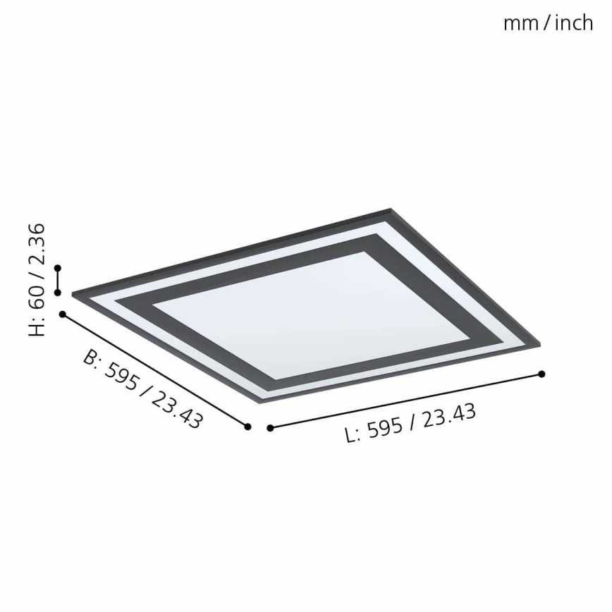 Eglo - LED Stropné svietidlo LED/36W/230V