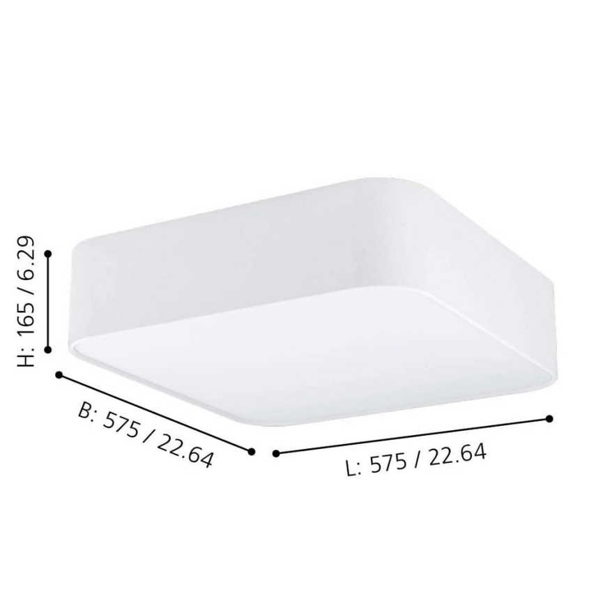 Eglo - Stropné svietidlo 5xE27/25W/230V