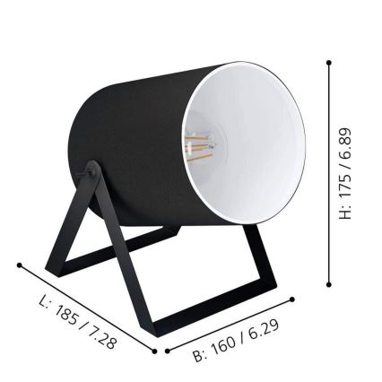 Eglo - Stolná lampa 1xE27/25W/230V