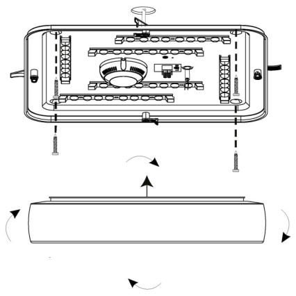 Eglo - LED Stropné svietidlo LED/22W/230V