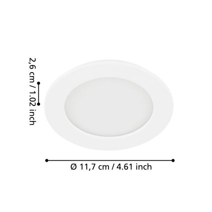 Eglo - LED Podhľadové svietidlo LED/5,5W/230V