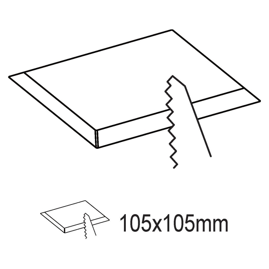 Eglo - LED zapustené stropné svietidlo LED/5,5W/230V 11,7x11,7 cm