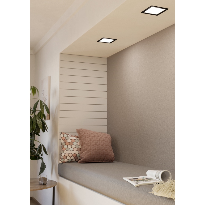 Eglo - LED podhľadové svietidlo LED/10,5W/230V 16,6x16,6 cm