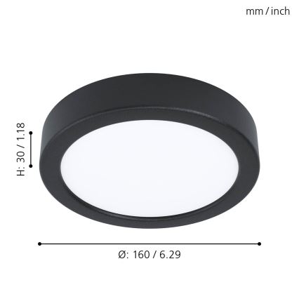 Eglo - LED Stropné svietidlo LED/10,5W/230V