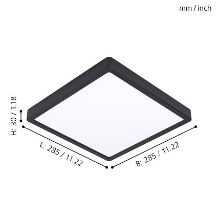 Eglo - LED Stropné svietidlo LED/20W/230V