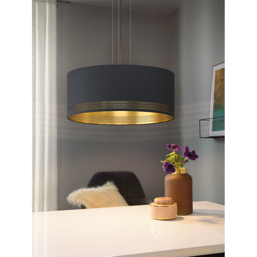 Eglo - Luster na lanku 3xE27/40W/230V