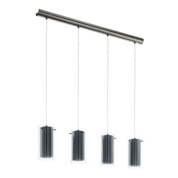 Eglo 99287 - Závesný luster PINTO, textilný, 4xE27/16W/230V