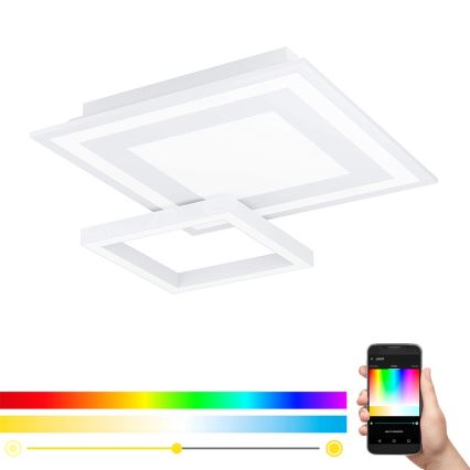 Eglo - LED RGB Stmievateľné stropné svietidlo SAVATAEILA-C LED/20W/230V