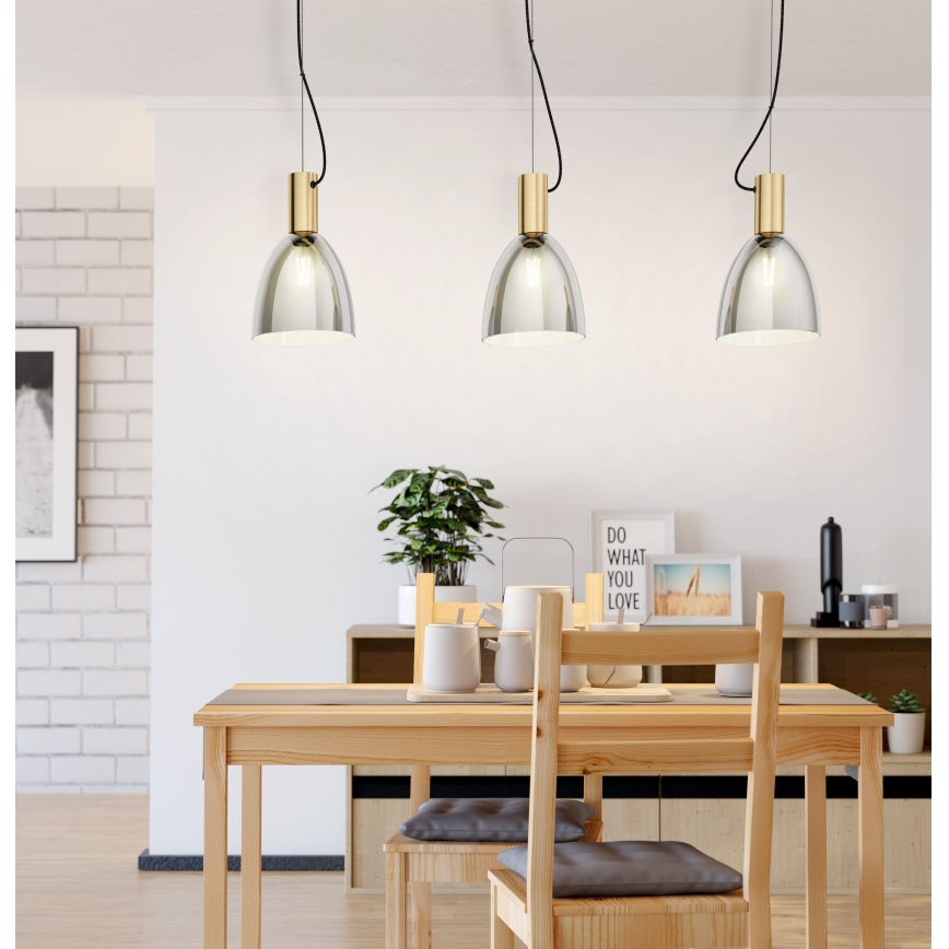 Eglo - Luster na lanku 3xE27/40W/230V