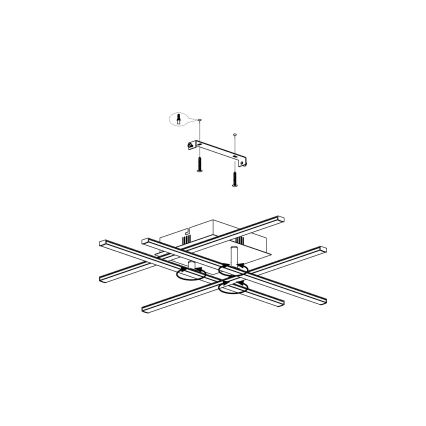 Eglo - LED Stropné svietidlo LED/5,2W/230V