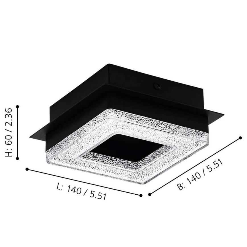 Eglo - LED Stropné svietidlo 4xLED/4W/230V