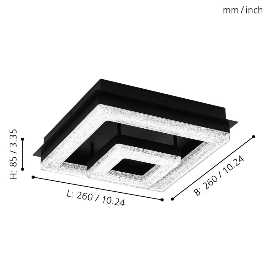 Eglo - LED Stropné svietidlo LED/12W/230V