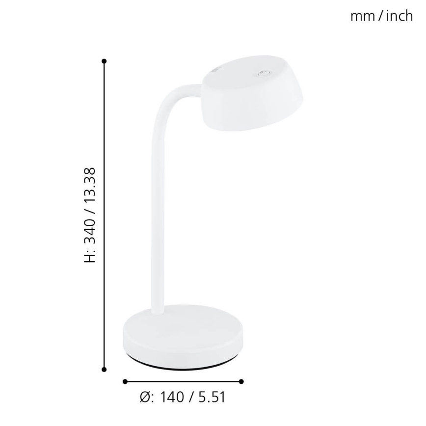 Eglo - LED Stolná lampa LED/4,5W/230V