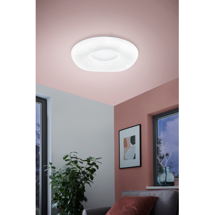 Eglo - LED Stmievateľné stropné svietidlo LED/18W/230V + diaľkové ovládanie