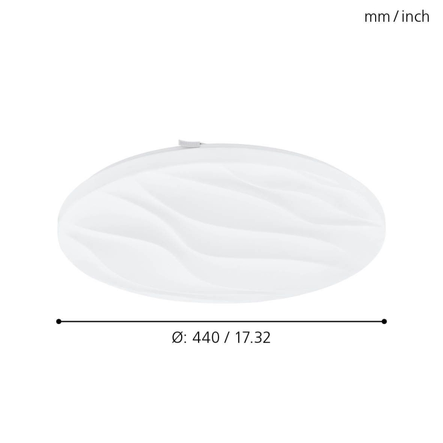 Eglo - LED Stropné svietidlo LED/22W/230V