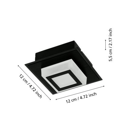 Eglo 99361 - LED Stropné svietidlo MASIANO LED/3,3W/230V