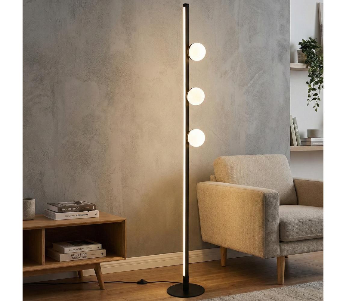 Eglo 99378 - LED stojacia lampa PHIANEROS LED/13W/230V + 3xLED/4W 99378