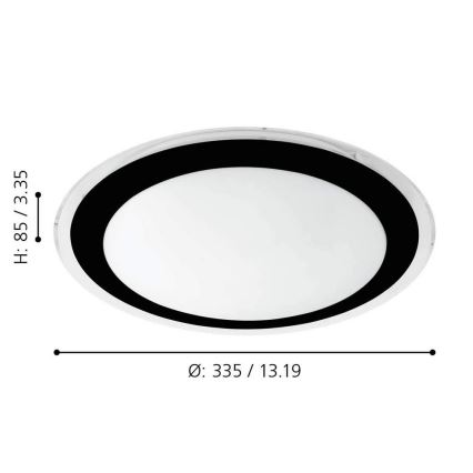 Eglo - LED Stropné svietidlo LED/18W/230V