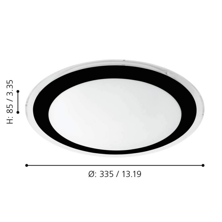 Eglo - LED Stropné svietidlo LED/18W/230V