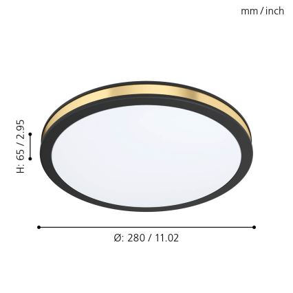 Eglo - LED Stropné svietidlo LED/11W/230V