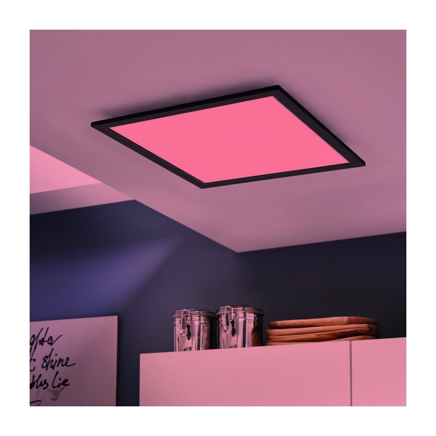 Eglo - LED RGB Stmievateľné stropné svietidlo SALOBRENA-C LED/30,5W/230V + diaľkové ovládanie