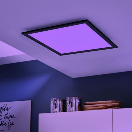 Eglo - LED RGB Stmievateľné stropné svietidlo SALOBRENA-C LED/30,5W/230V + diaľkové ovládanie