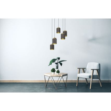 Eglo - Luster na lanku 5xE27/40W/230V pavúk