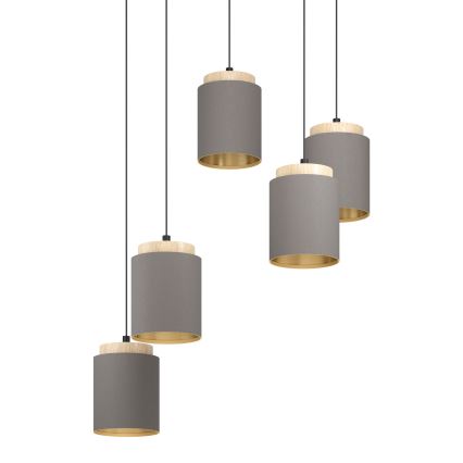 Eglo - Luster na lanku 5xE27/40W/230V pavúk