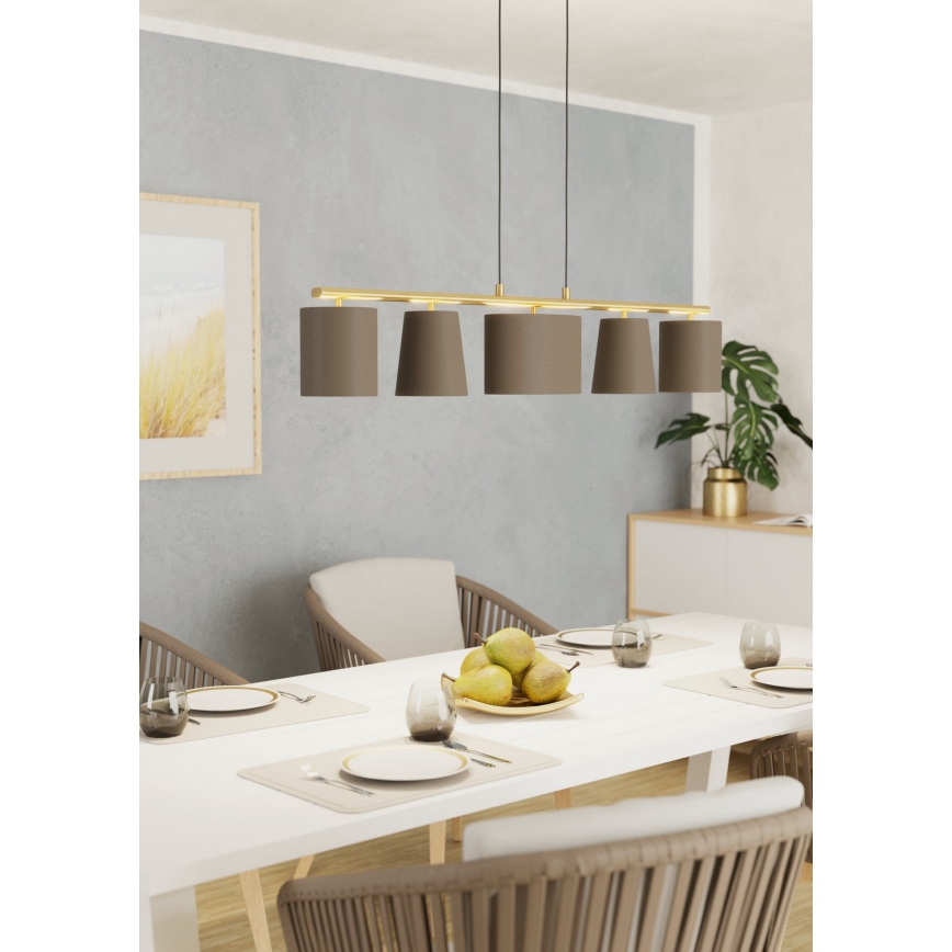 Eglo 99487 - Závesný luster ALMEIDA na lanku 5xE14/40W/230V