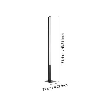 Eglo - LED RGBW Stmievateľná stolná lampa LED/35W/230V 2700-6500K ZigBee