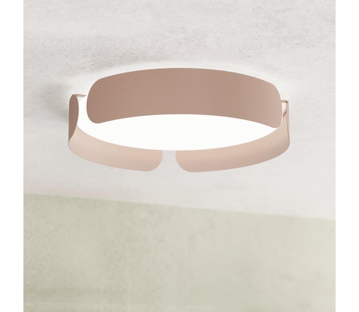 Eglo 99623 - LED stropné svietidlo VALCASOTTO LED/20W/230V Ø 37 cm hnedá 99623