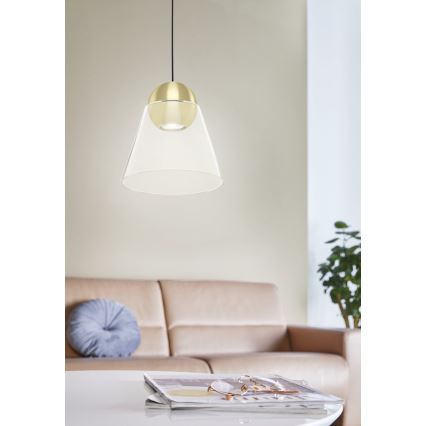 Eglo - LED Luster na lanku 1xGU10/4,5W/230V