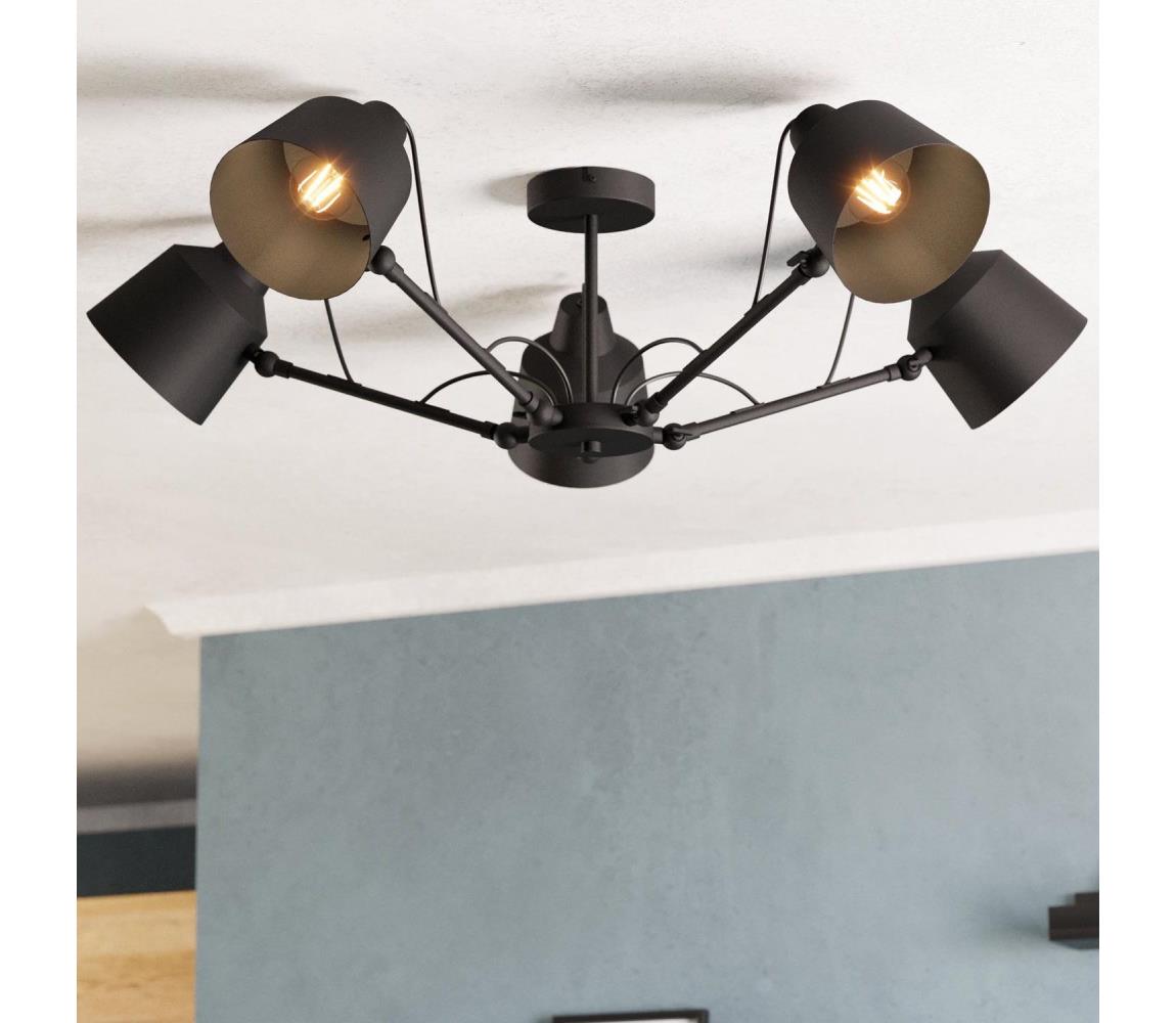 Eglo 99667 - Prisadený luster BASURTU 5xE27/40W/230V