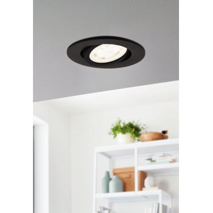 Eglo - LED RGBW Stmievateľné podhľadové svietidlo LED/5W/230V 2700-6500K ZigBee