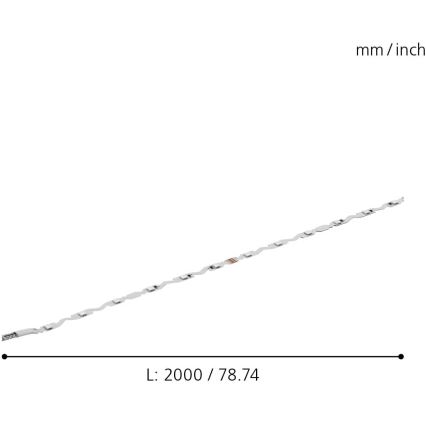 Eglo - LED Stmievateľný pásik 2m LED/9W/24V 2700-6500K ZigBee