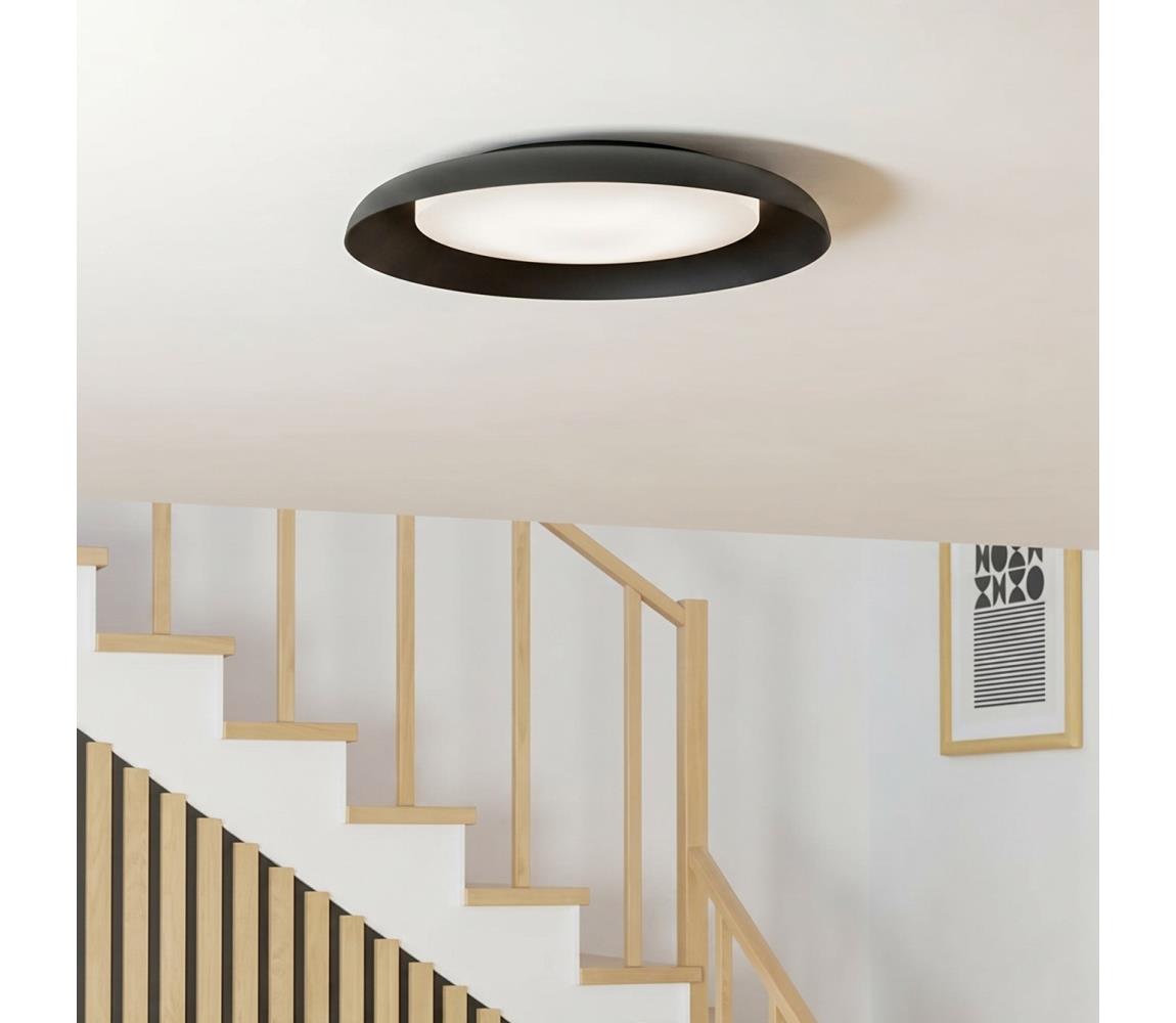 Eglo 99703 - LED stropné svietidlo PENJAMO LED/17,1W/230V čierne 99703