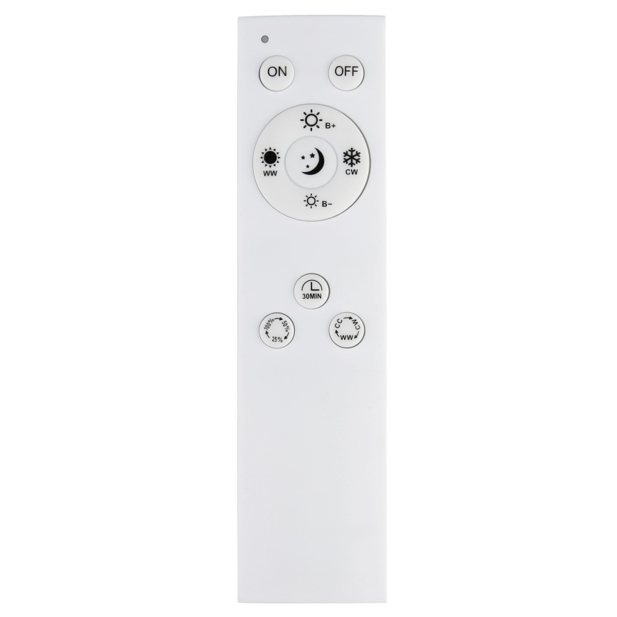 Eglo - LED Stmievateľné stropné svietidlo LED/37W/230V 3000-6500K čierna + diaľkové ovládanie
