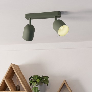 Eglo - Bodové svietidlo 2xE14/40W/230V zelené