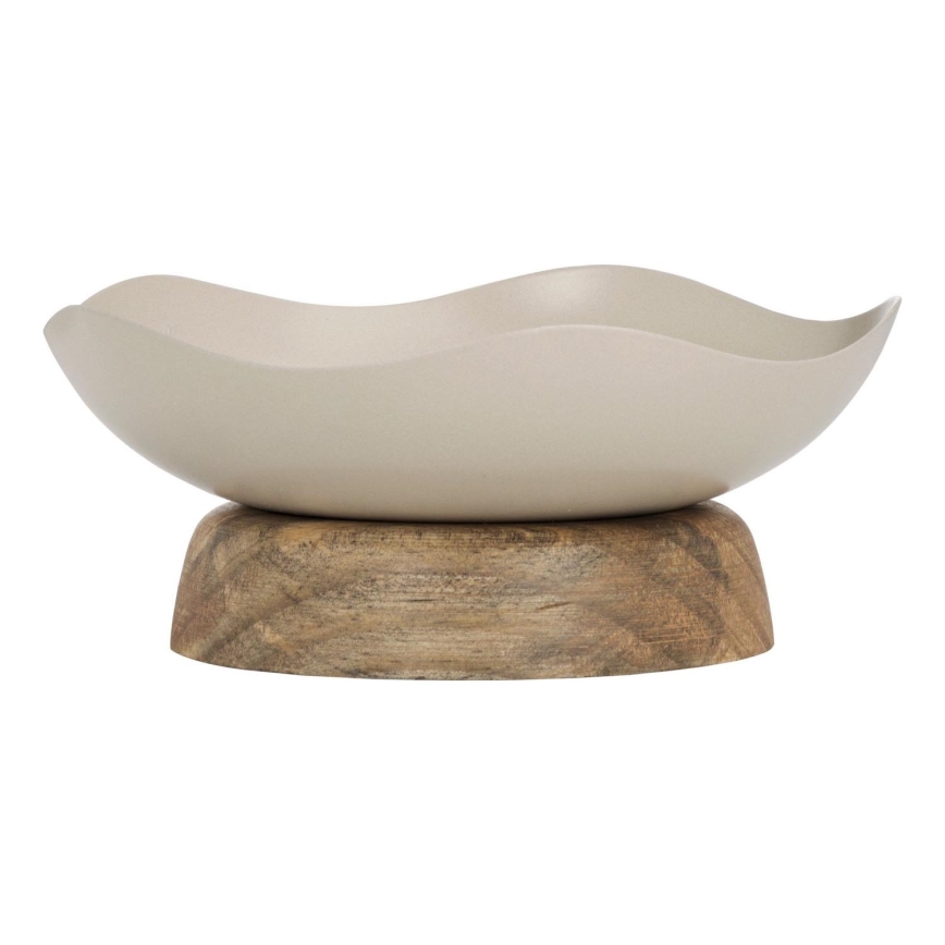 Eglo - Dekoračný podnos pr. 14,5 cm béžová