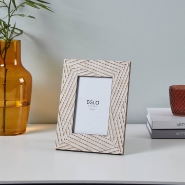 Eglo - Fotorámček 10x15 cm béžová