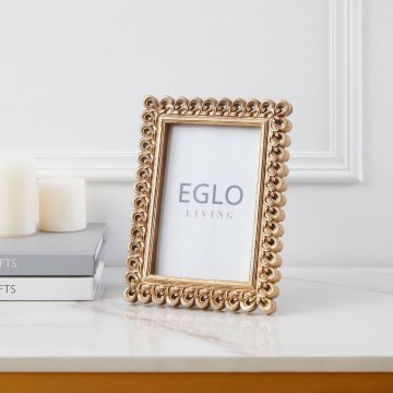 Eglo - Fotorámček 10x15 cm zlatá
