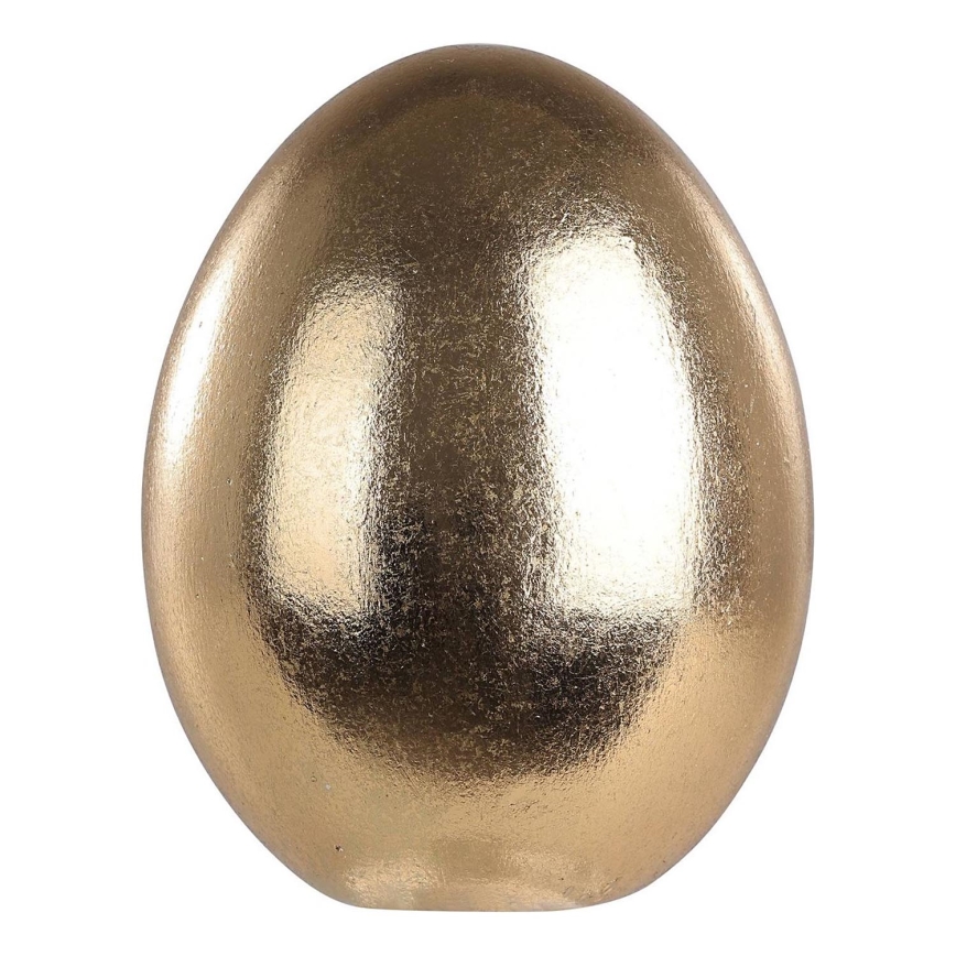 Eglo - Keramická dekorácia 9,5x7 cm vajce/zlatá