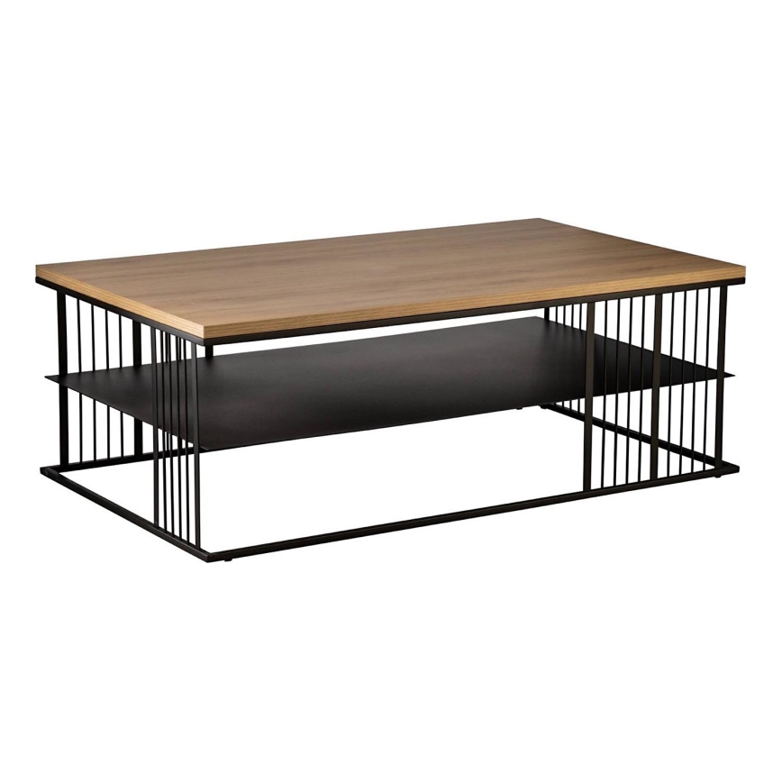 Eglo - Konferenčný stolík 36x100 cm hnedá/čierna - FSC certifikované