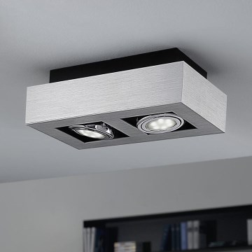 Eglo - LED Bodové svietidlo 2xGU10-LED/5W/230V